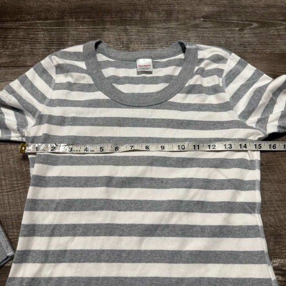 Hanna Andersson Adult Striped Long John Pajama Top Size Medium - Picture 5 of 7